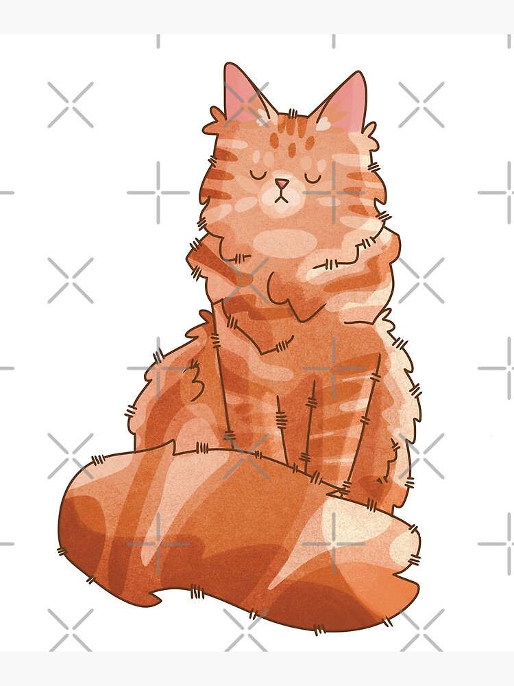 Thumbnail 3 of 3, Poster, Red Maine Coon Cat  designed and sold by FelineEmporium.