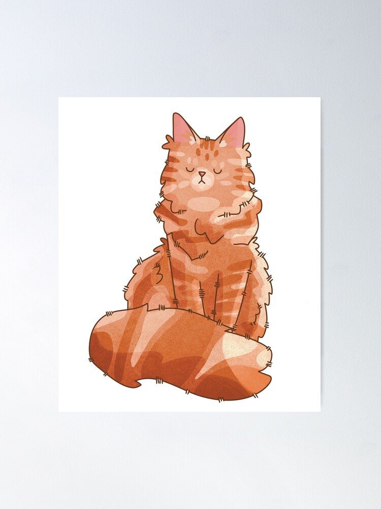 Thumbnail 2 of 3, Poster, Red Maine Coon Cat  designed and sold by FelineEmporium.