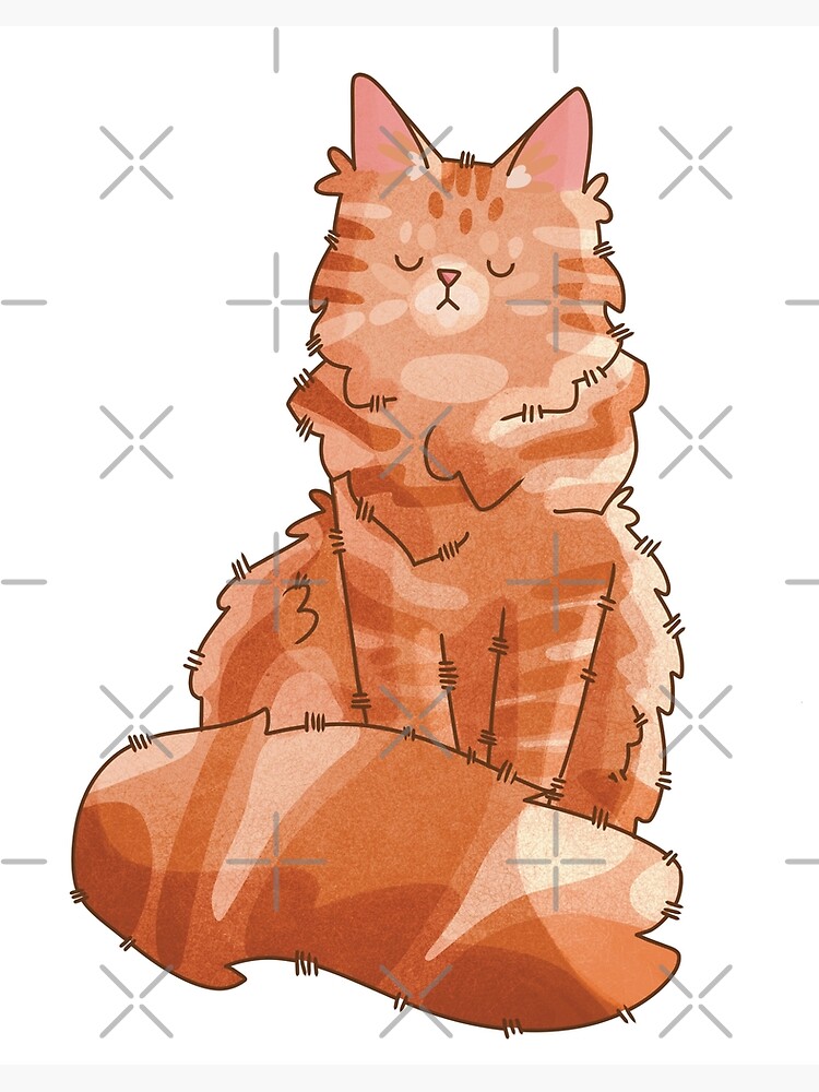 Thumbnail 2 of 2, Art Board Print, Red Maine Coon Cat designed and sold by FelineEmporium.