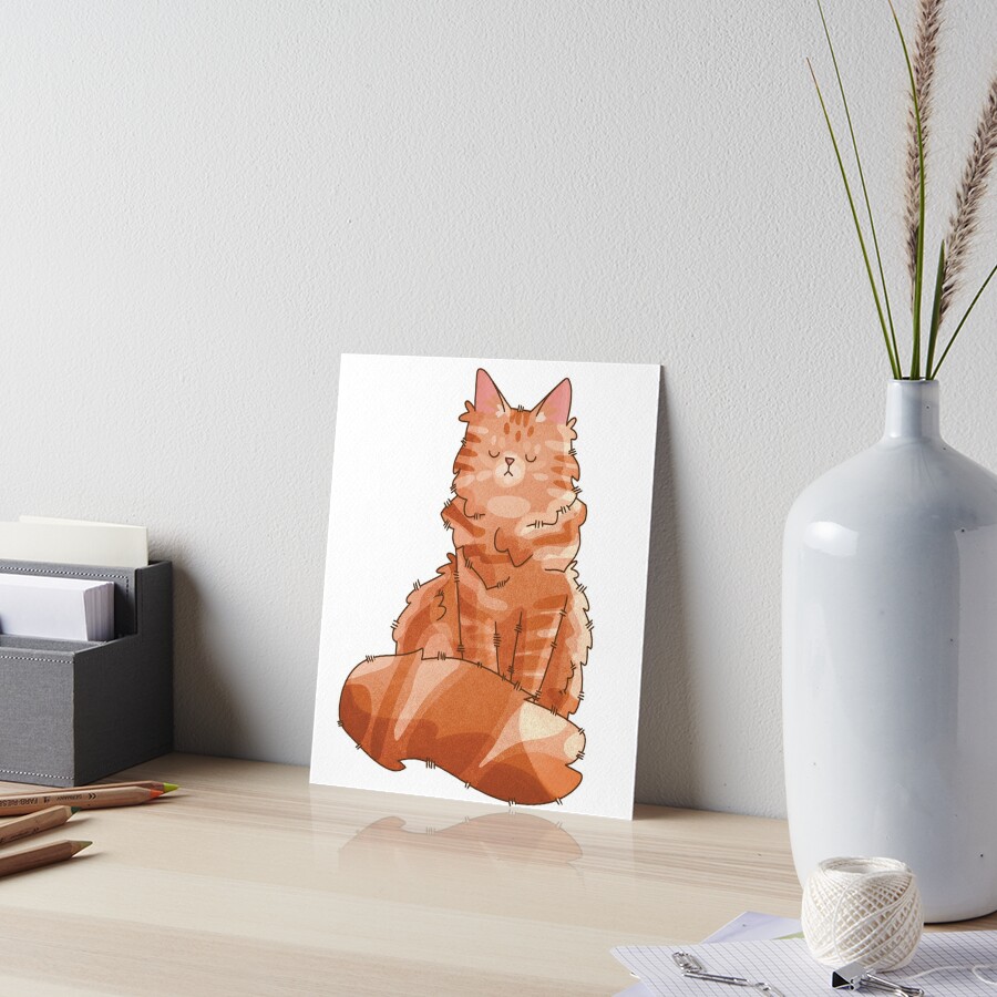 Item preview, Art Board Print designed and sold by FelineEmporium.