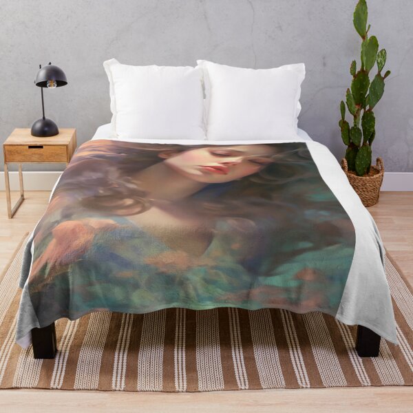 Item preview, Beautiful innocent woman designed and sold by WallWhimsyWorks.
