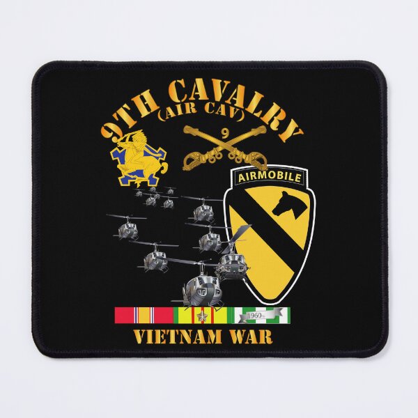 Item preview, Army - 9th Cavalry (Air Cav) - 1st  Cav Division w SVC designed and sold by Military Insignia Products.