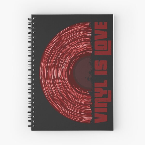 Item preview, Red Vinyl is Love (black) designed and sold by animinimal.