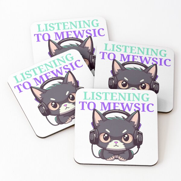 Item preview, Listening to Mewsic designed and sold by erenton.
