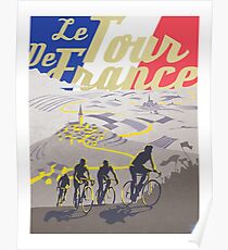 Retro- Plakat Le Tour de France Poster