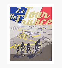 Retro- Plakat Le Tour de France Fotodruck