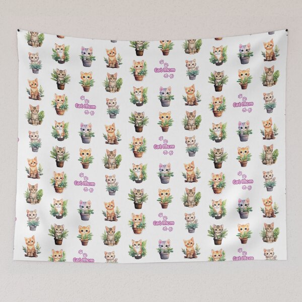 Item preview, Flower Pot Kitty, Cat Mom Pack designed and sold by DafraDesign.