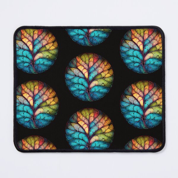 Item preview, Vivid Veins: A Kaleidoscopic Journey Through a Singular Leaf designed and sold by MDartists.