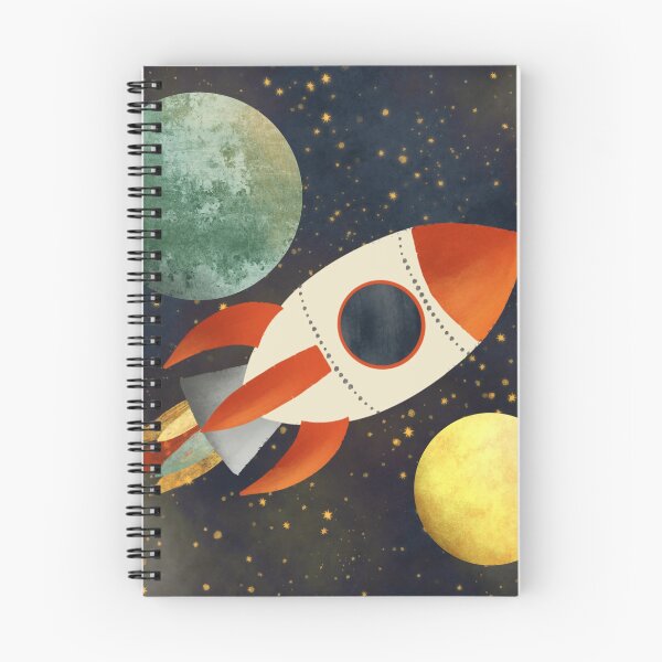 Item preview, Rocket and Planet - Space Science designed and sold by India Designs by Nikhhil Sahore.