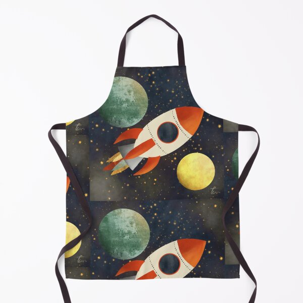 Item preview, Rocket and Planet - Space Science designed and sold by India Designs by Nikhhil Sahore.