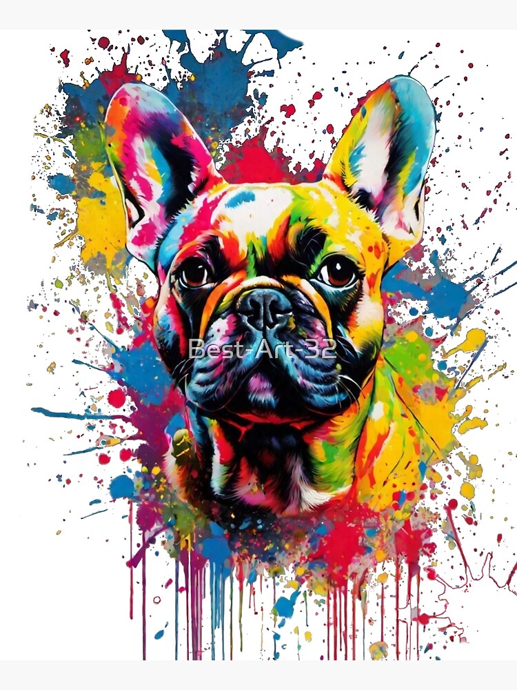 Frenchie Graffiti Surfboard