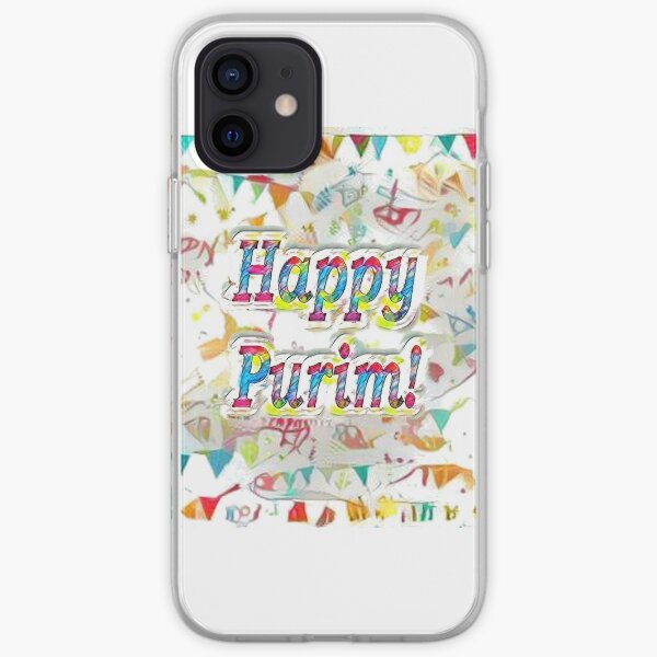 Happy Purim! confetti iPhone Soft Case