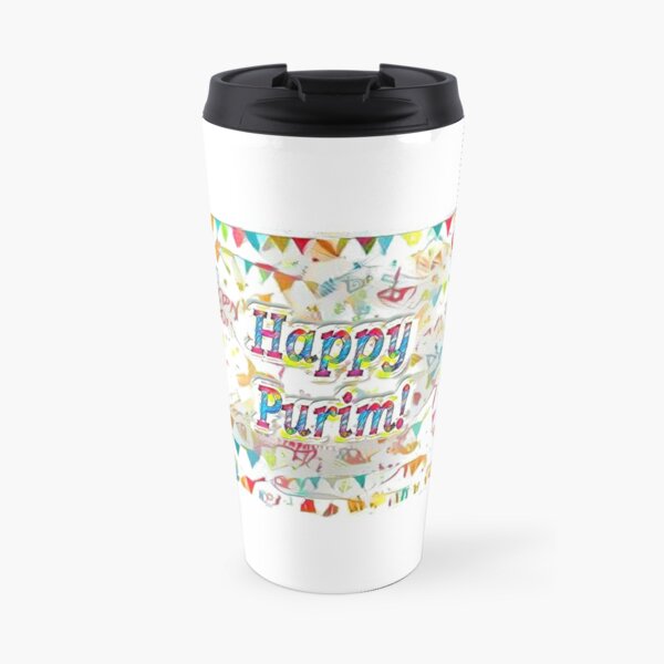 Happy Purim! confetti Travel Mug