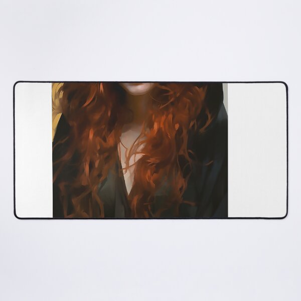 Item preview, Young beautiful hooded woman in black designed and sold by WallWhimsyWorks.