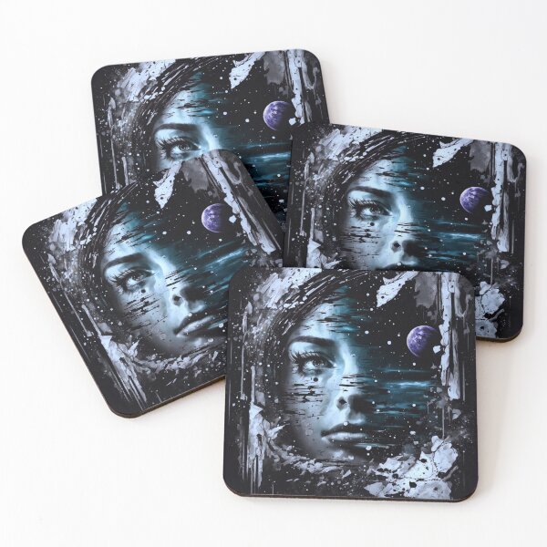 Item preview, Abstract, Female Face, Liminal Space, Scifi Concept Art designed and sold by liminal-concept.