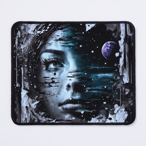 Item preview, Abstract, Female Face, Liminal Space, Scifi Concept Art designed and sold by liminal-concept.