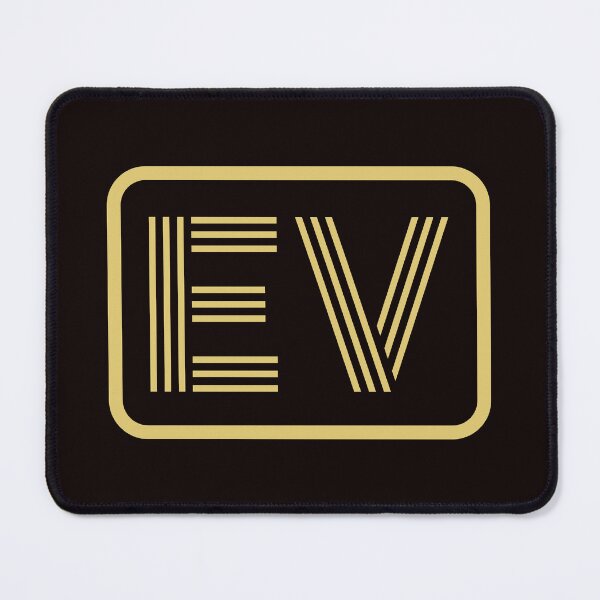 Item preview, Iniciales EV Letras Geométricas Doradas designed and sold by Jeallan Designs.