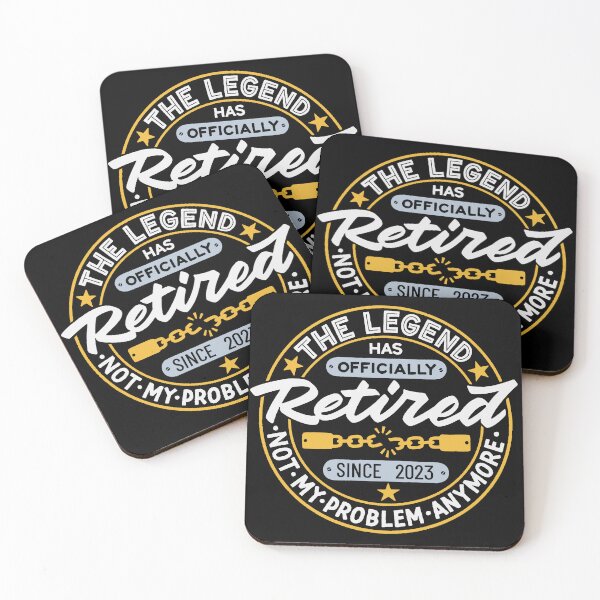 Item preview, The Legend Has Officially Retired designed and sold by Zagach Letters.