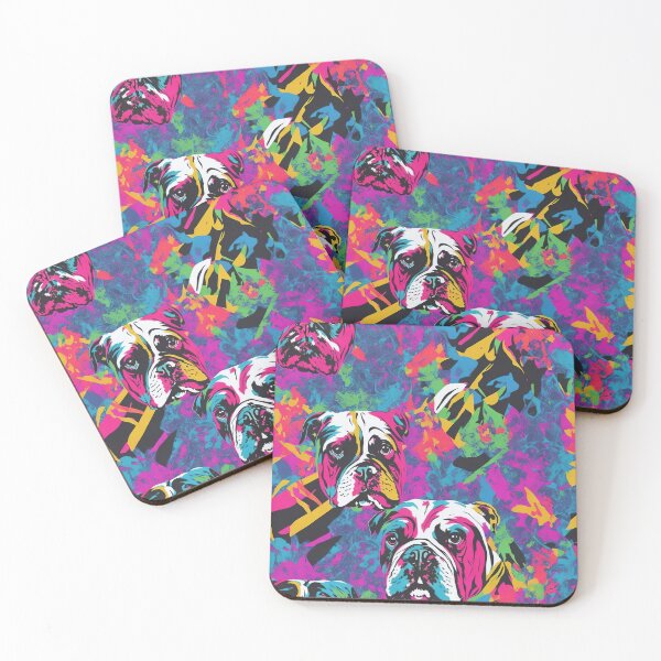 Item preview, British English bulldog, vintage, black light designed and sold by CoolPixels.