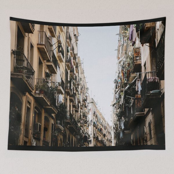 Item preview, Barcelona street designed and sold by Nebulae-Art.