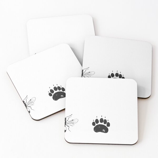 Item preview, Bear's Pawprint with Insect Visitor designed and sold by Creation Artful.