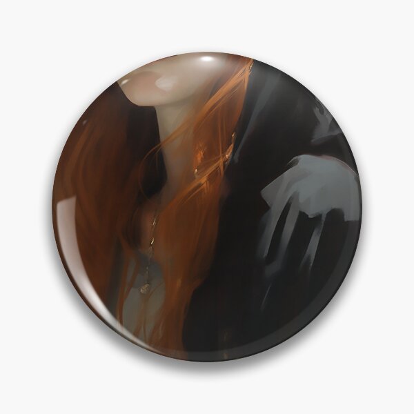 Item preview, Young beautiful hooded woman in black designed and sold by WallWhimsyWorks.