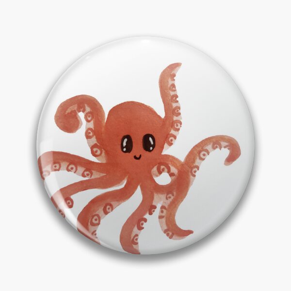 Artikelvorschau, Smiley-Oktopus entworfen und verkauft von TheBrambleBox.