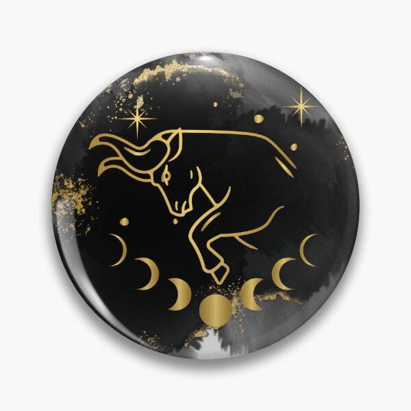 Item preview, Taurus Astrology Zodiac sign gold designed and sold by FAFiloArtist.