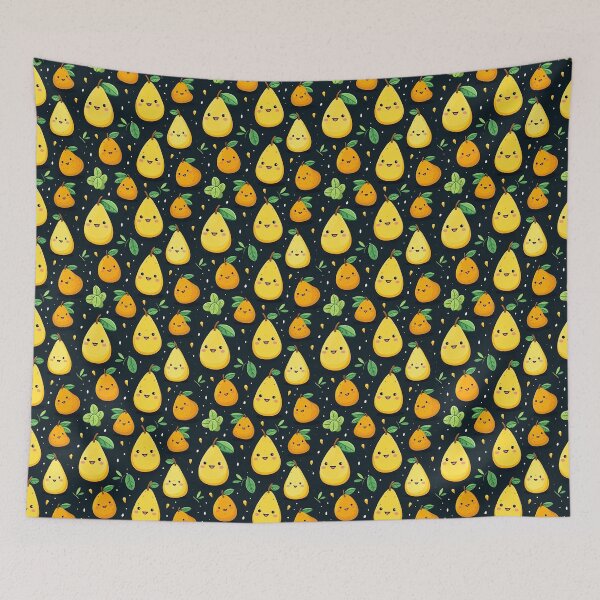 Item preview, cute mango seamless designed and sold by NatthyDesign.