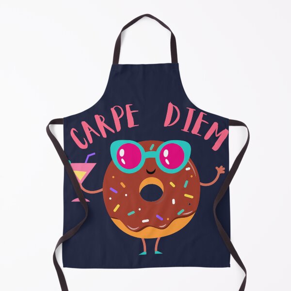 Item preview, Happy donut, lifestyle quote designed and sold by KlaudiDesignArt.