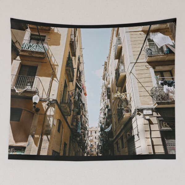 Item preview, Barcelona street designed and sold by Nebulae-Art.