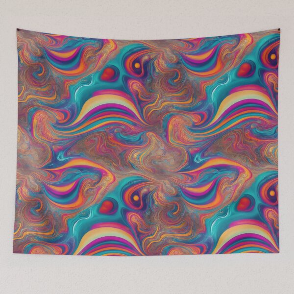 Item preview, Psychedelic pattern, swirling colors designed and sold by CoolPixels.
