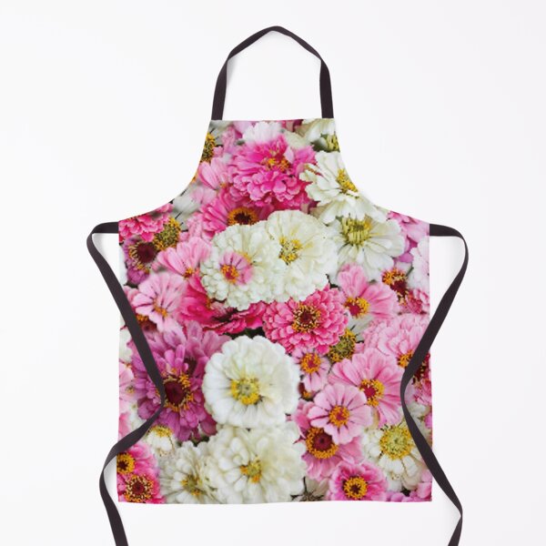 Item preview, MIXED PINK WHITE ZINNIA FLOWERS GARDEN ART designed and sold by sharlesart.