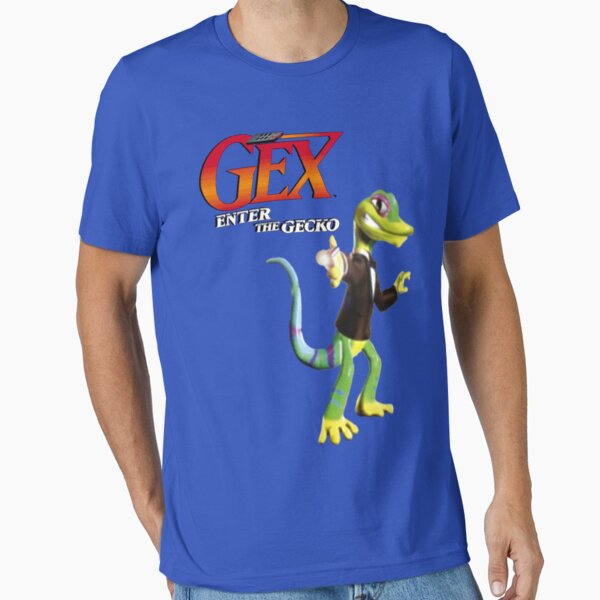 Vista previa del artículo con la obra «Gex: Ingresa el Gecko», diseñado y vendido por James' Obscure Store of Obscure Wares.