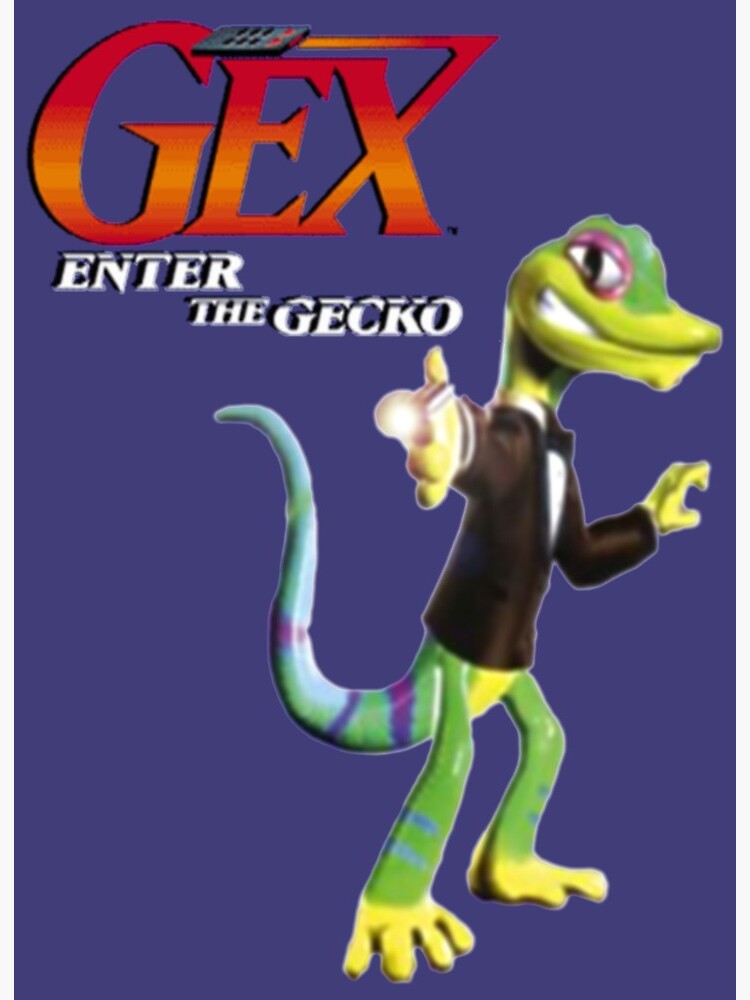 Gex Enter The Gecko Art Board Print By Ickoblikrum92 Redbubble