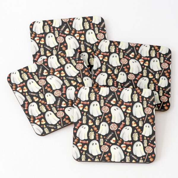 Item preview, Halloween Ghost and Sweets Pattern  designed and sold by MooZell.