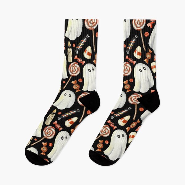 Item preview, Halloween Ghost and Sweets Pattern  designed and sold by MooZell.