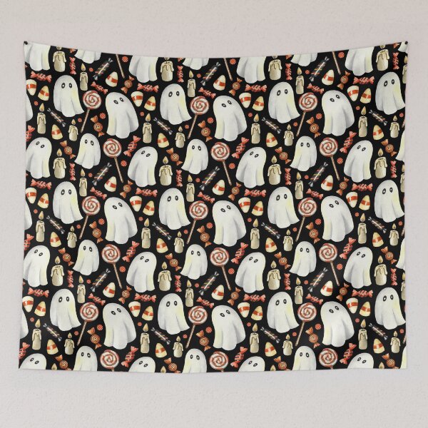 Item preview, Halloween Ghost and Sweets Pattern  designed and sold by MooZell.