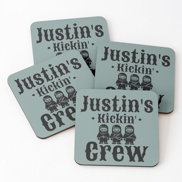 Item preview, Justin’s kickin’ crew. Ninjas  designed and sold by Tsifra.