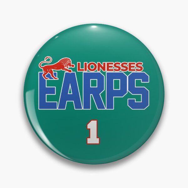Item preview, Mary Earps England GK Lionesses jersey Goalkeeper, Woman Soccer World Cup 2023, England Womens Soccer/ Red and blue, green background designed and sold by SoloAutenica.