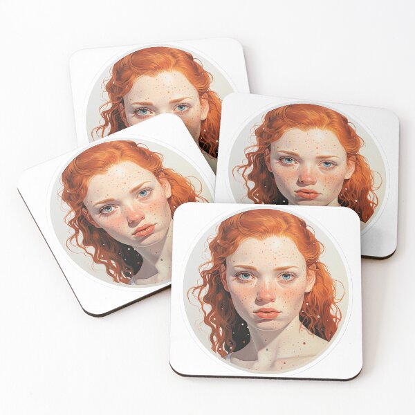Item preview, Girl with wavy hair designed and sold by abmkf.