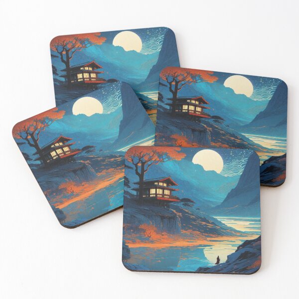 Item preview, Big Moon with blue mountain  designed and sold by Joernoob.