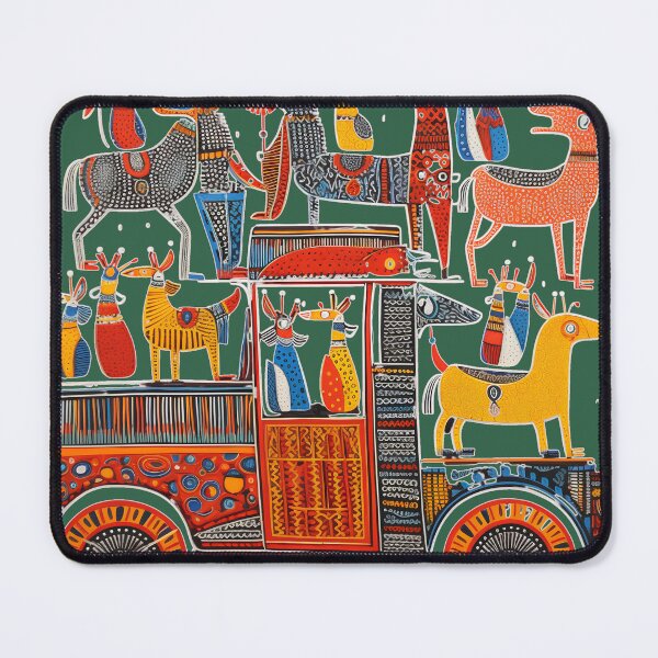 Item preview, Tribal Canine Caravan designed and sold by xaoslogic.
