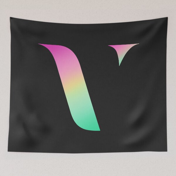 Item preview, V - VEGA - Gradient Pink/Yellow/Green designed and sold by Simone Morana Cyla.