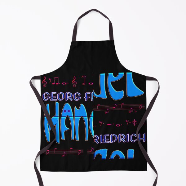 Item preview, FUNNY GEORG FRIEDRICH HANDEL BLUE PINK MUSIC NOTES PATCHWORK CALLIGRAPHY - LIMITED EDITION designed and sold by Ralek.