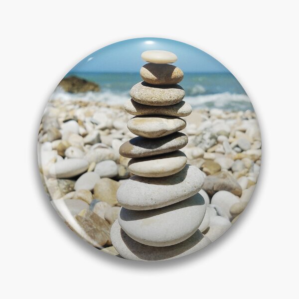 Item preview, Stone Balance on a Gargano Beach designed and sold by EpicVistas.
