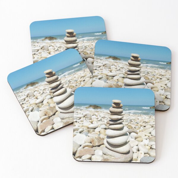 Item preview, Stone Balance on a Gargano Beach designed and sold by EpicVistas.