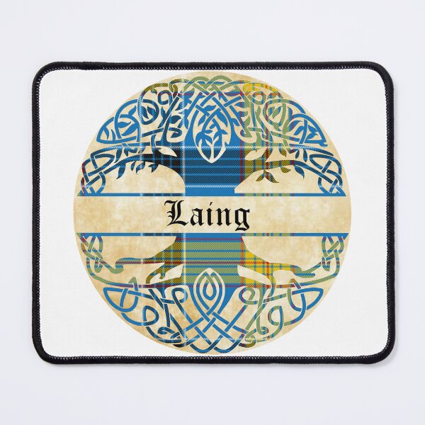 Item preview, Laing Tree of Life Clan Scottish Surname tartan designed and sold by BagTown Clans.