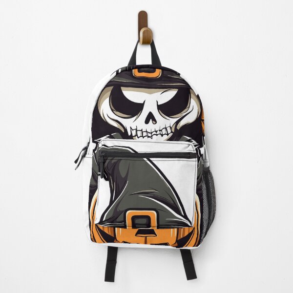 Item preview, Skull in a Black Cloak Performing Ritual over a Pumpkin - Halloween T-Shirt designed and sold by Creation Artful.