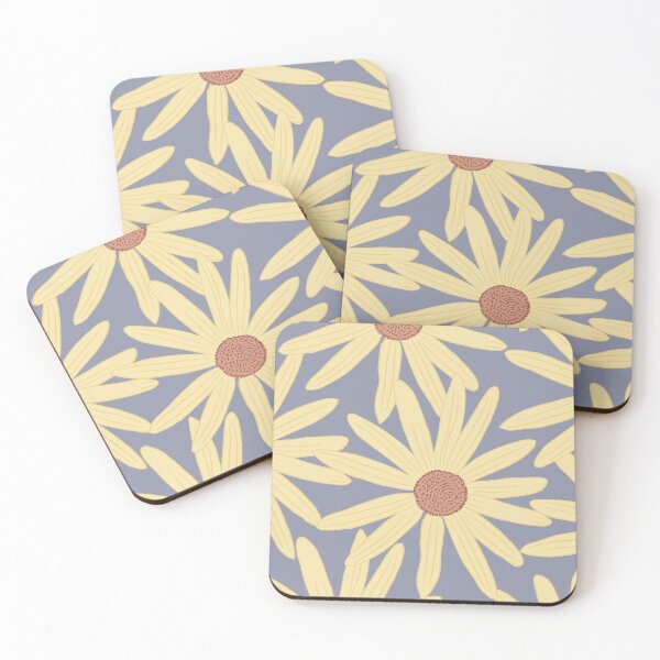 Item preview, Yellow Daisy on Blue designed and sold by Prickleandseed.
